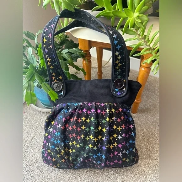 Spring Shoulder Bag with buttons - Picture 1 of 4